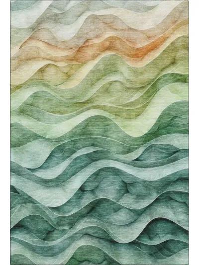 Pacifica PA4 Teal 3' x 5' Rug