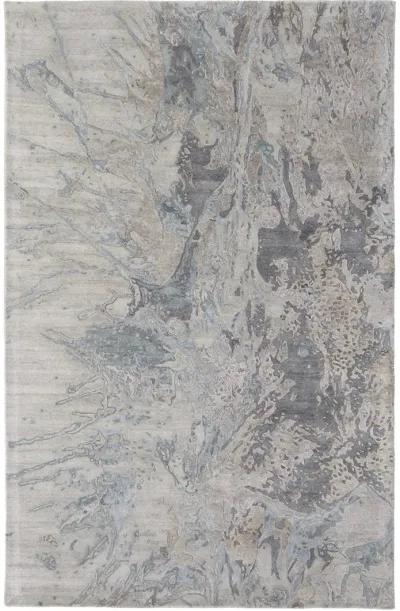 Zarah 8918F 12' x 15' Gray/Tan/Blue Rug