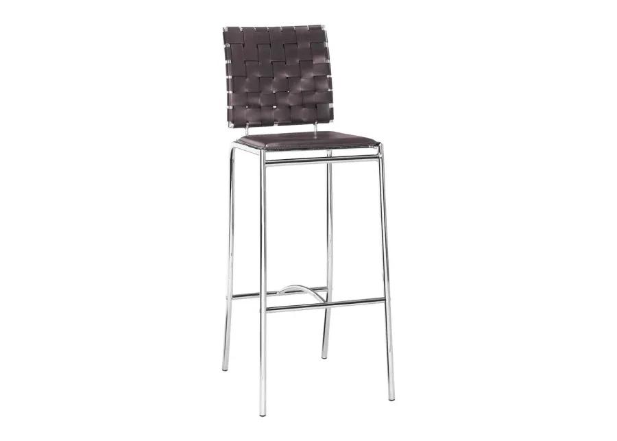 Belen Kox Cross Barstool Espresso