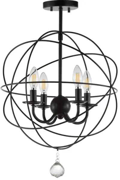 Alma 12" Metal LED Flush Mount, Oil Rubbed Bronze