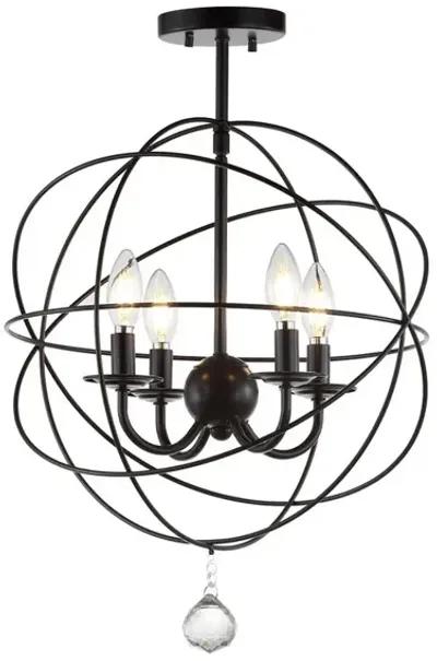 Alma 12" Metal LED Flush Mount, Oil Rubbed Bronze