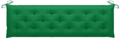 vidaXL Cushion for Swing Chair Green 70.9" Fabric