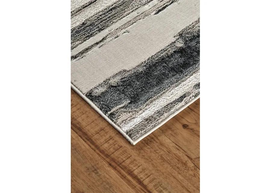 Micah 3049F Silver/Gray/Black 8' x 10' Rug