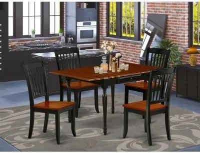 Dining Room Set Black & Cherry