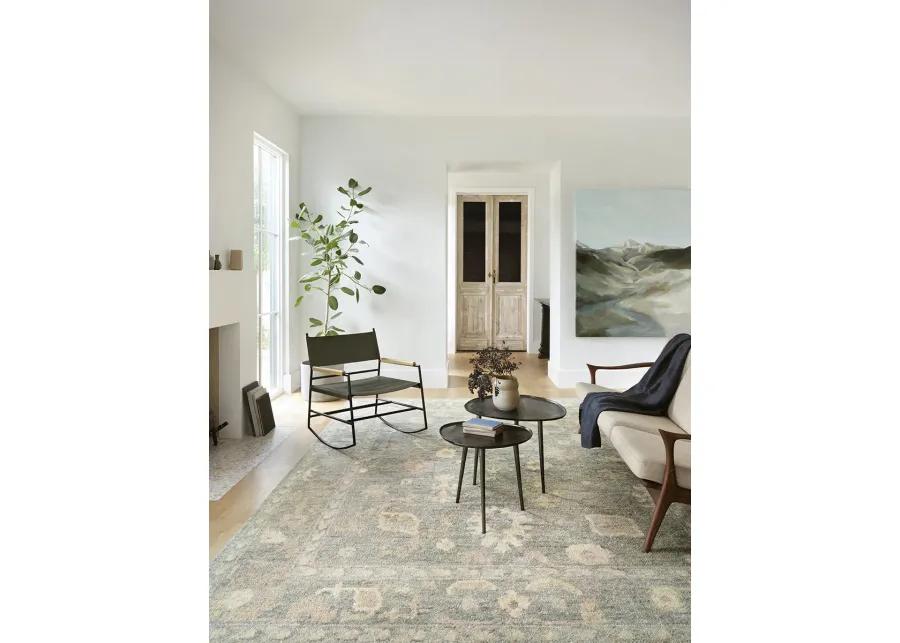 Clement CLM03 Slate/Natural 5'6" x 8'6" Rug