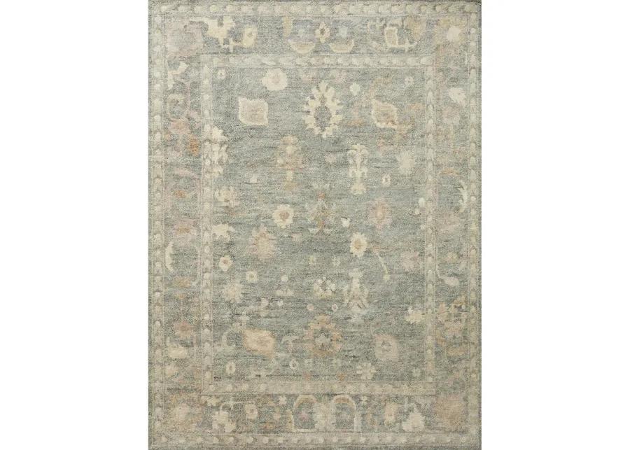 Clement CLM03 Slate/Natural 5'6" x 8'6" Rug