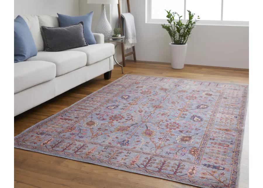 Rawlins 39HEF Gray/Blue/Red 2' x 3' Rug