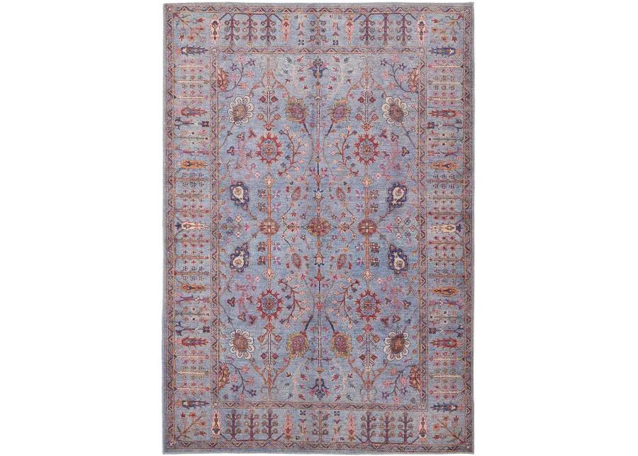 Rawlins 39HEF Gray/Blue/Red 2' x 3' Rug