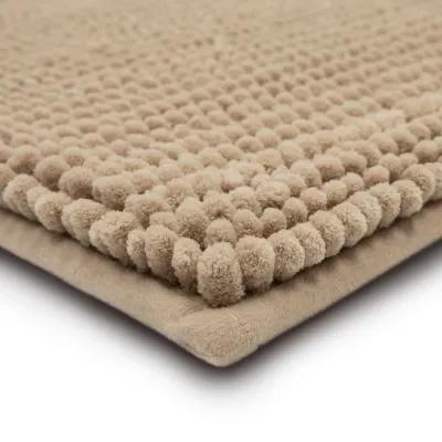 Homespun Noodle Taupe 2' x 5' Bath Mat