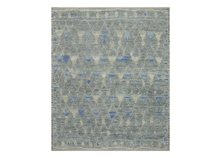 Anissa ANI03 Blue/Sage 5'6" x 8'6" Rug