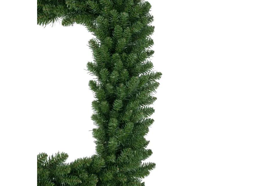 36" Buffalo Fir Rectangular Artificial Christmas Wreath - Unlit