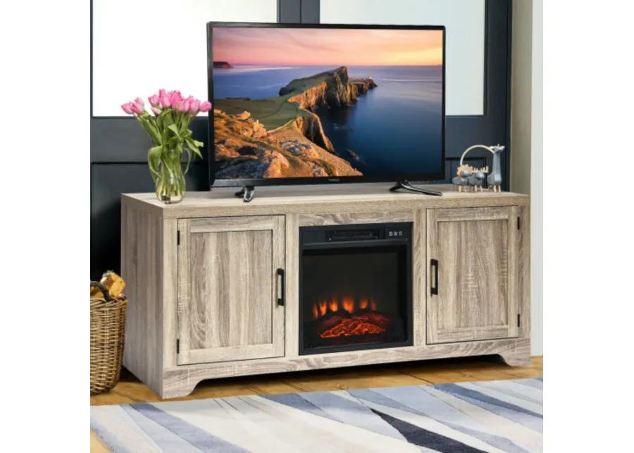 65 Inch Media Component TV Stand with Adjustable Shelves