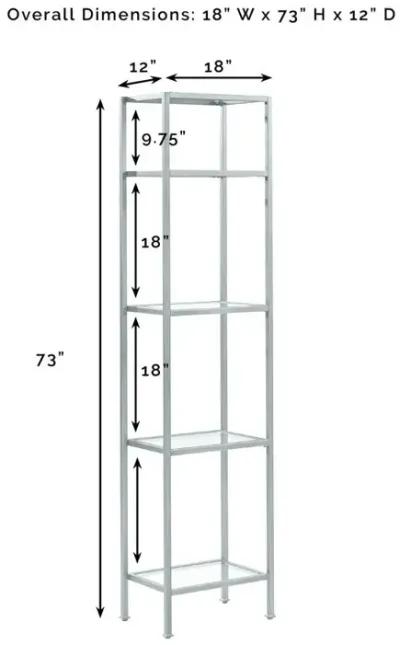 Aimee Narrow Etagere Oil Rubbed Bronze