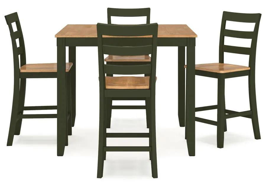 Gesthaven 5-Piece Counter Height Dining Set