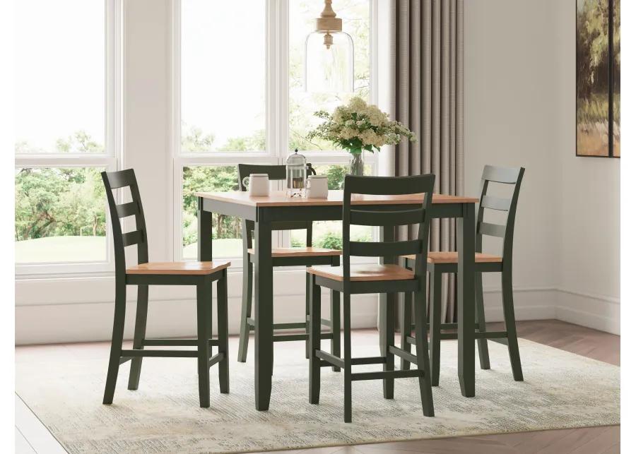 Gesthaven 5-Piece Counter Height Dining Set