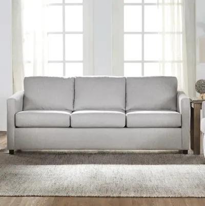 New Classic Furniture Elio Beige Polyester Fabric 3-seater Sofa Couch