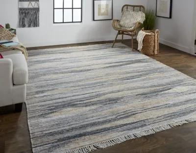 Beckett 0815F Gray/Tan/Silver 5' x 8' Rug