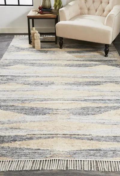 Beckett 0815F Gray/Tan/Silver 5' x 8' Rug