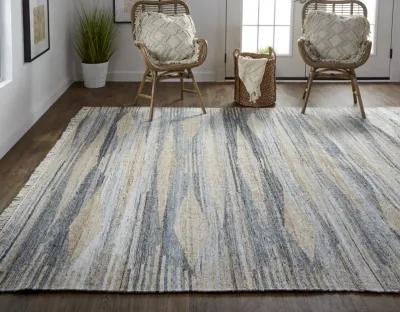 Beckett 0815F Gray/Tan/Silver 5' x 8' Rug