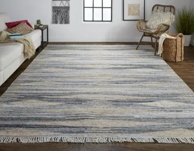 Beckett 0815F Gray/Tan/Silver 5' x 8' Rug