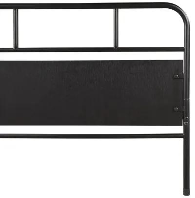 Merax Metal Daybed Platform Bed Frame with Trundle Built-in Casters