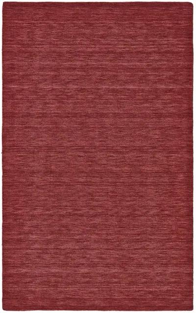 Luna 8049F Red 8' x 8' Round Rug