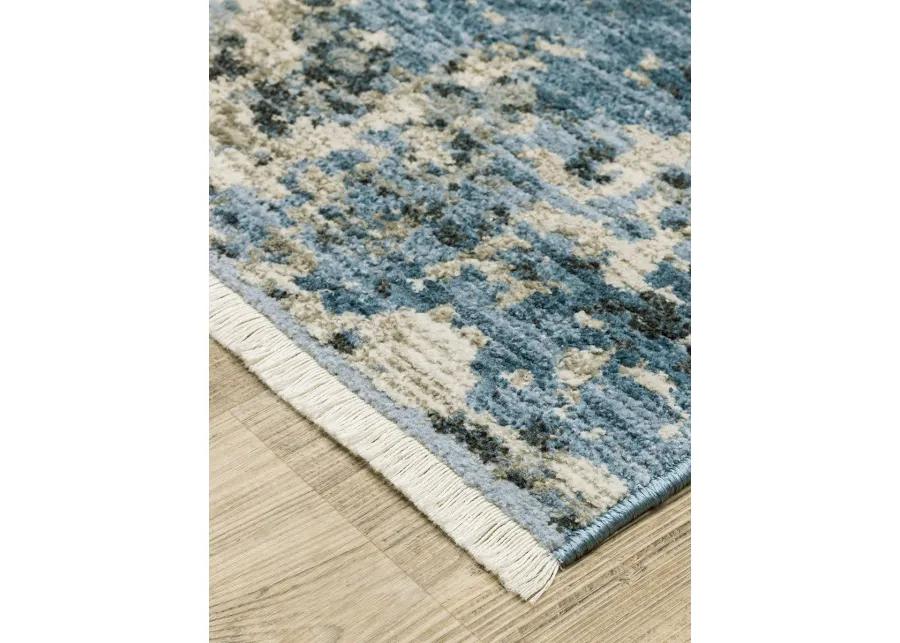 Bauer 3'10" x 5'5" Blue Rug