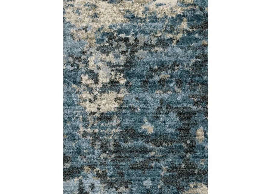 Bauer 3'10" x 5'5" Blue Rug