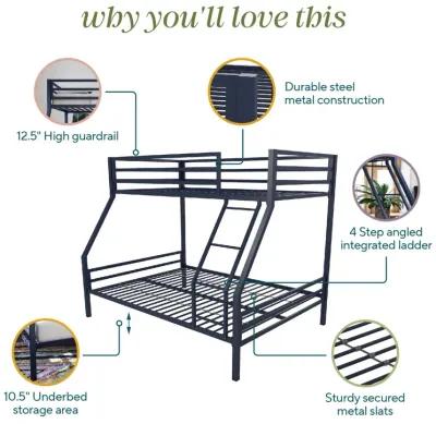 Novogratz Maxwell Metal Bunk Bed