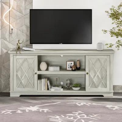 FESTIVO 70" Farmhouse TV Stand Console for TVs up to 75 inch