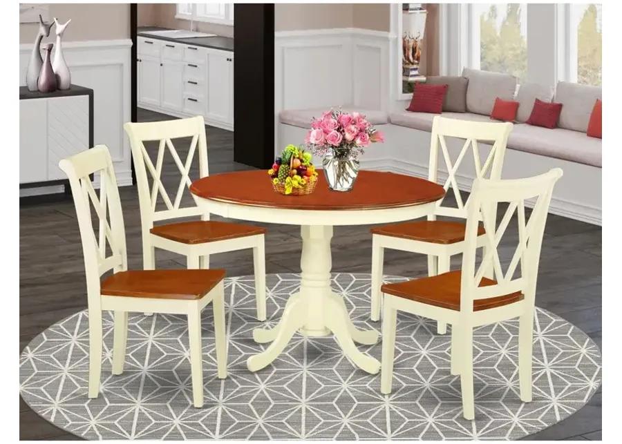 Dining Room Set Buttermilk & Cherry