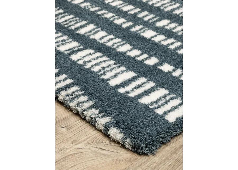 Galileo 3'10" x 5'5" Blue Rug