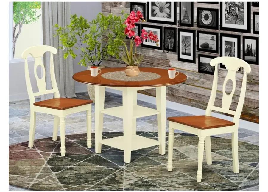 Dining Room Set Buttermilk & Cherry