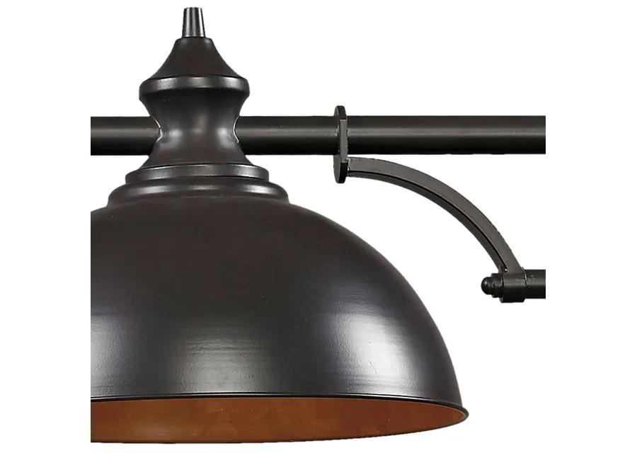 Farmhouse 56'' Wide 3-Light Chandelier