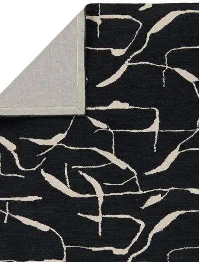 Mallino By Nikki Chu Noir Black 5' x 8' Rug