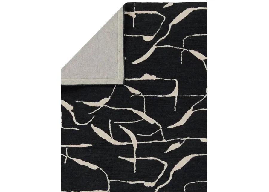 Mallino By Nikki Chu Noir Black 5' x 8' Rug