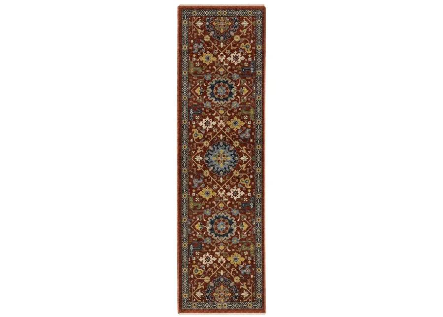 Aberdeen 9'10" x 12'10" Red Rug