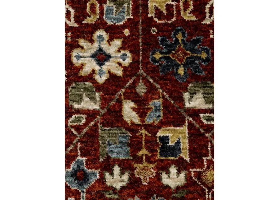 Aberdeen 9'10" x 12'10" Red Rug