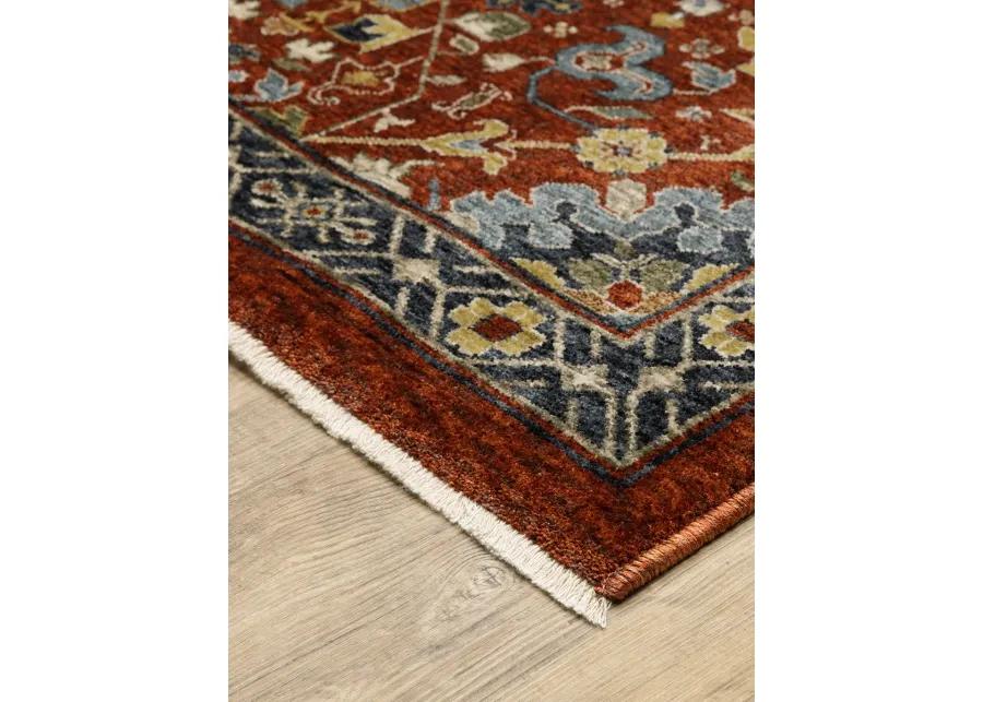 Aberdeen 9'10" x 12'10" Red Rug