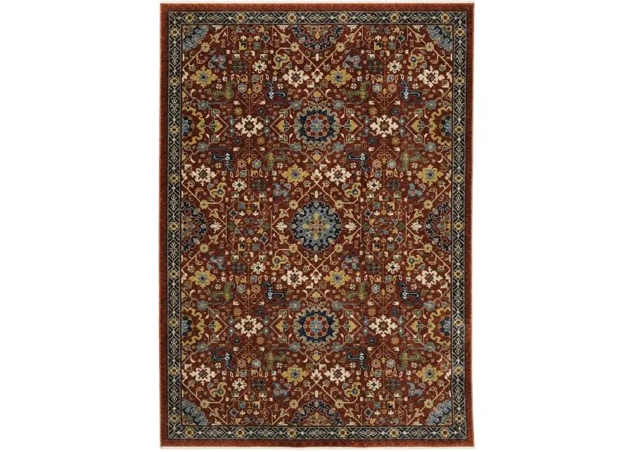 Aberdeen 9'10" x 12'10" Red Rug