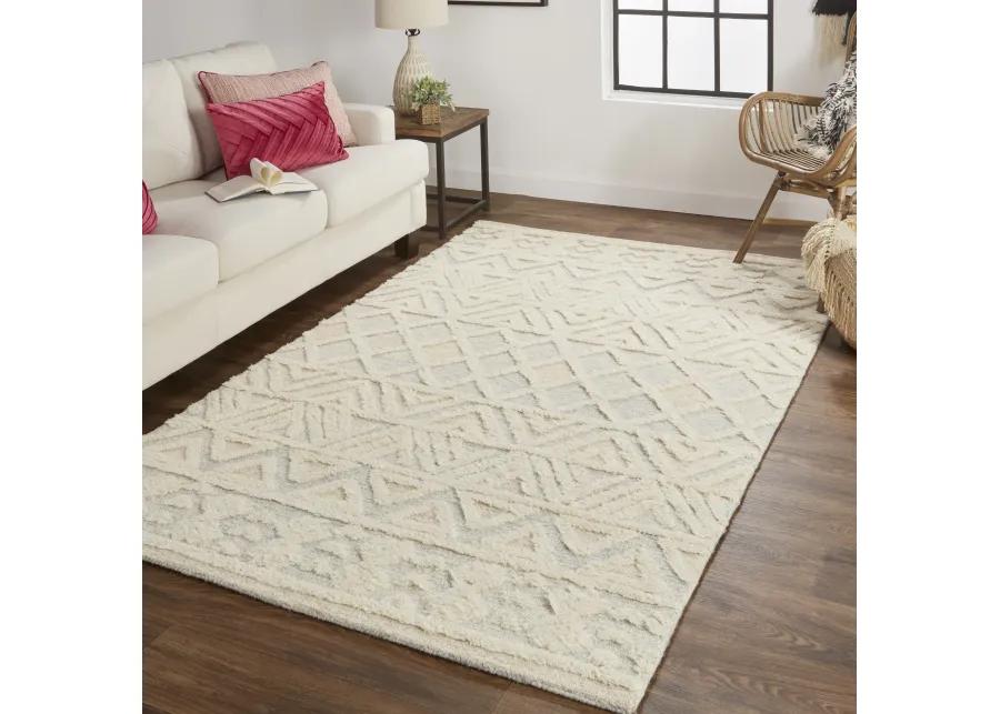 Anica 8005F Ivory/Blue/Tan 5' x 8' Rug