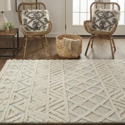 Anica 8005F Ivory/Blue/Tan 5' x 8' Rug