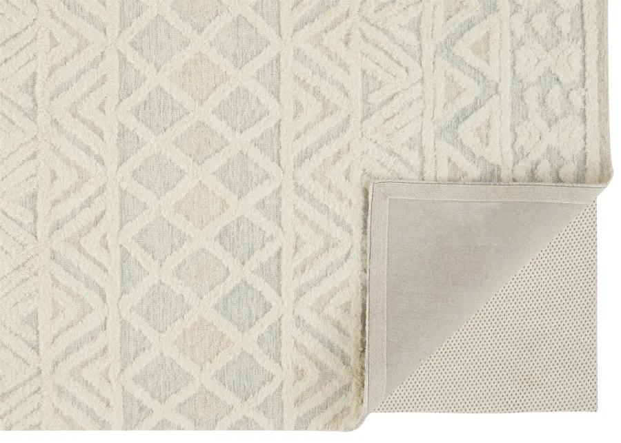 Anica 8005F Ivory/Blue/Tan 5' x 8' Rug