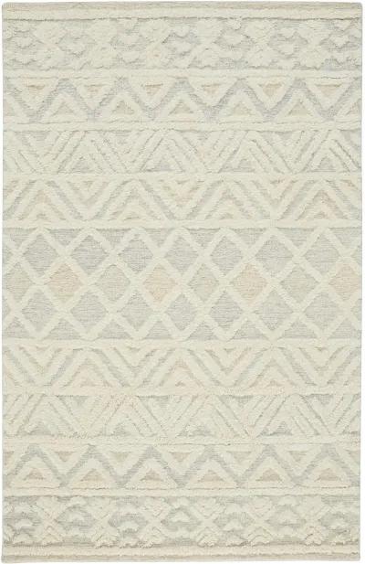 Anica 8005F Ivory/Blue/Tan 5' x 8' Rug