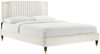 Modway - Zahra Channel Tufted Performance Velvet King Platform Bed