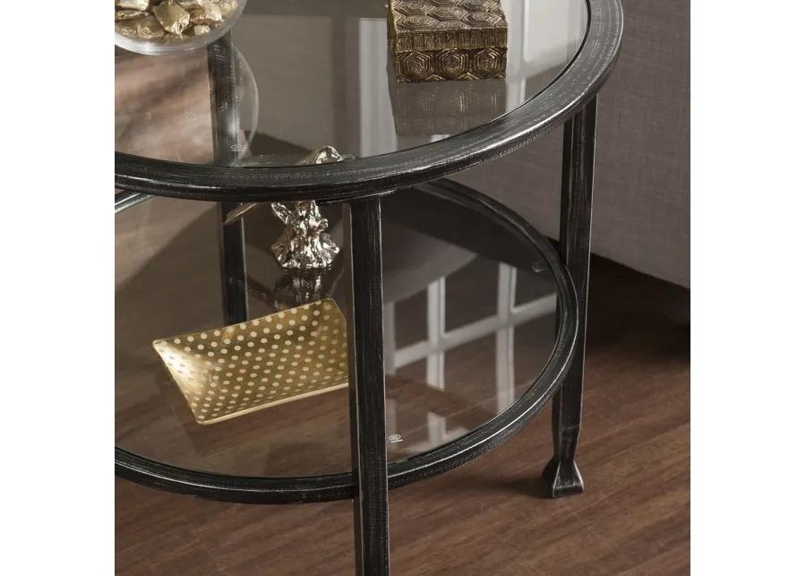 Bexley Metal/Glass  End Table