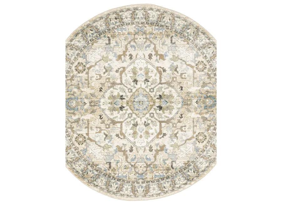 Andorra 3'3" x 5'2" Beige Rug