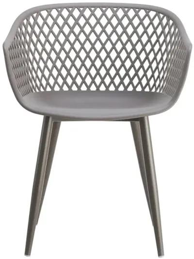 Moe's Home Collection Piazza Outdoor Chair Grey-Set Of Two