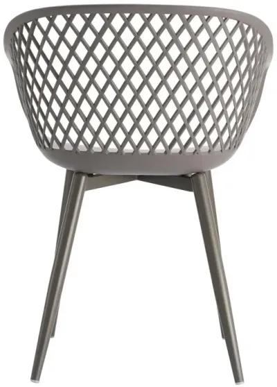 Moe's Home Collection Piazza Outdoor Chair Grey-Set Of Two