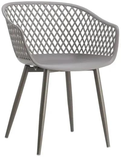 Moe's Home Collection Piazza Outdoor Chair Grey-Set Of Two